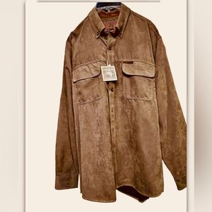 Men’s Long sleeve Brown Shirt - Size Medium